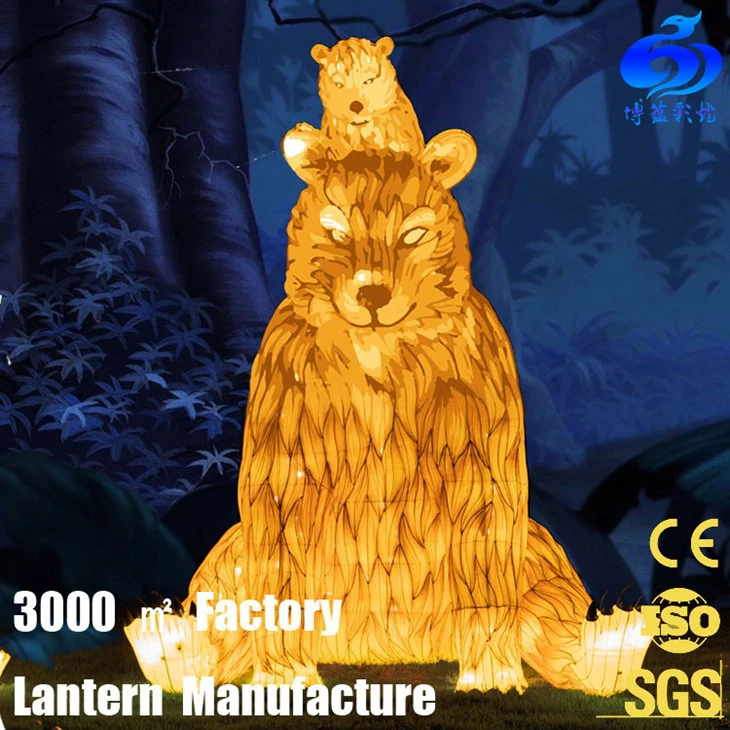 chinese bear lantern
